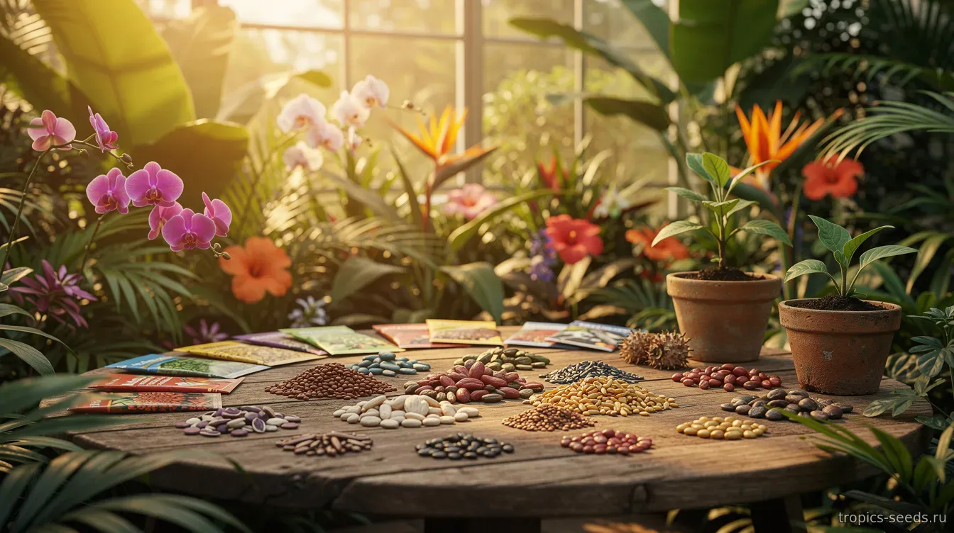 Пополнения семян тропической зоны